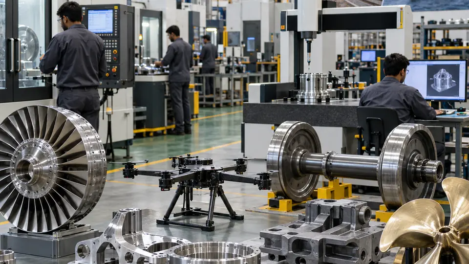 Aerospace, Defence, Drones, Rail & Marine Equipment manufacturers in India
