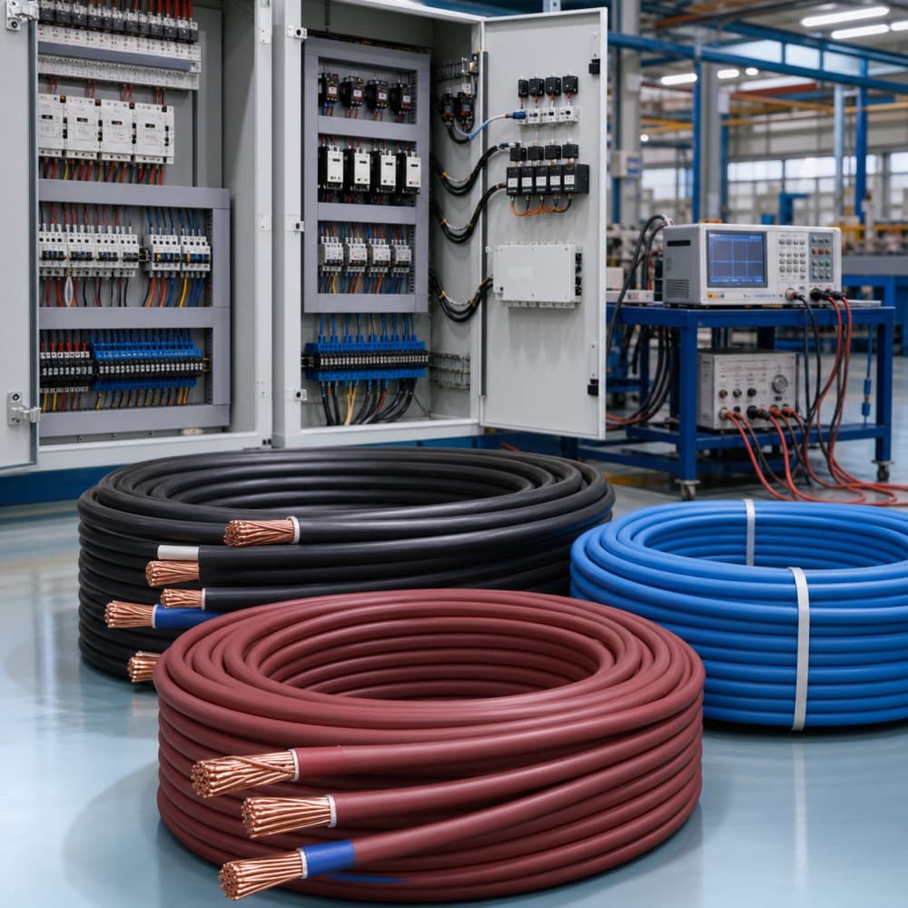 Industrial copper power cables manufactured by CableCore India