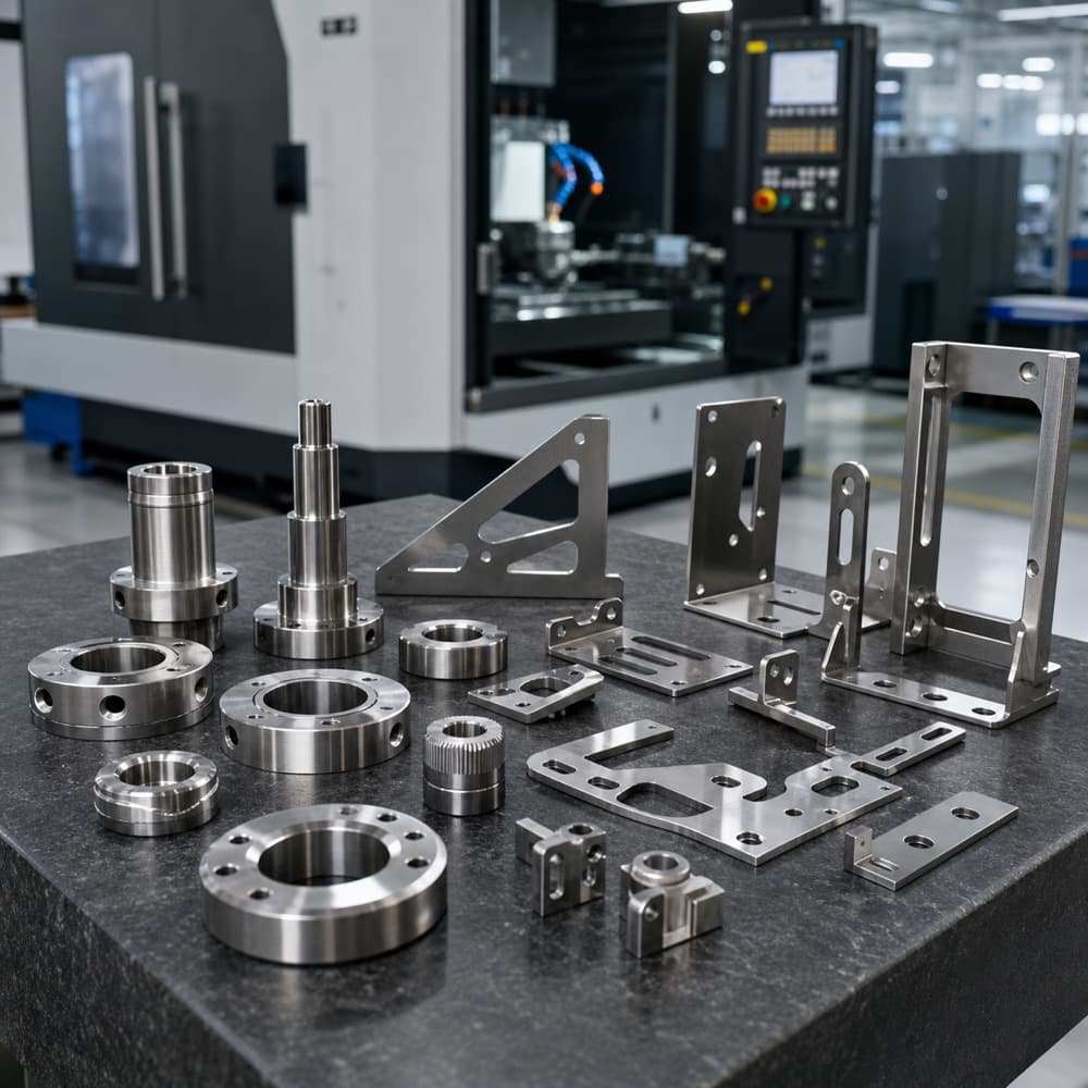 Investment-cast stainless-steel components manufactured by ForgeAxis Components